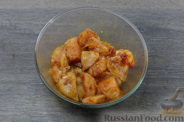 Куриные шашлычки на пару