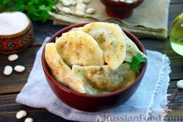 Вареники с фасолью